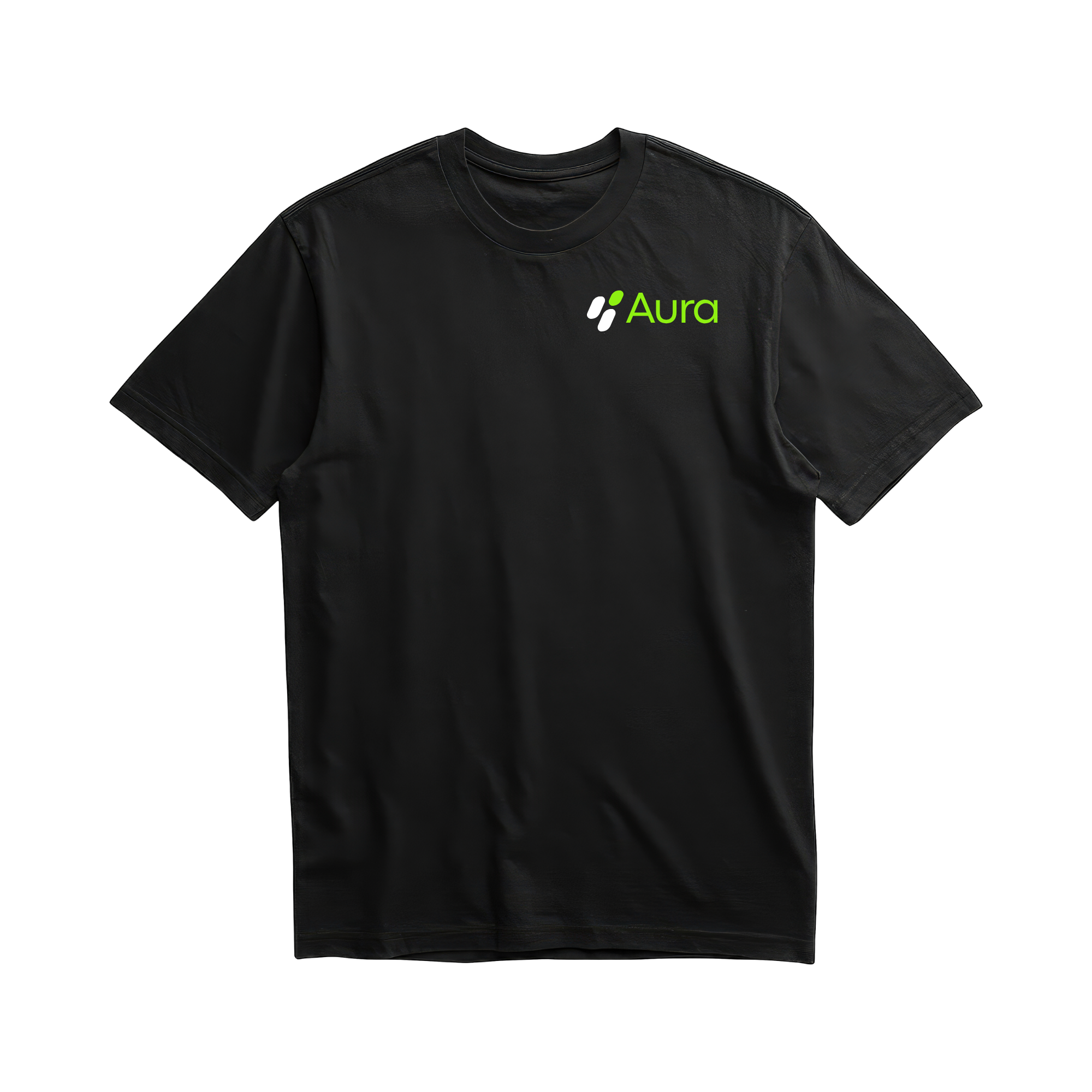 Aura Signature Soft Touch black T-Shirt