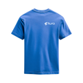 Aura Signature Short sleeve blue t-shirt